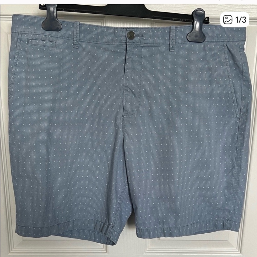 Original Penguin Light Blue Patterned Men's Shorts